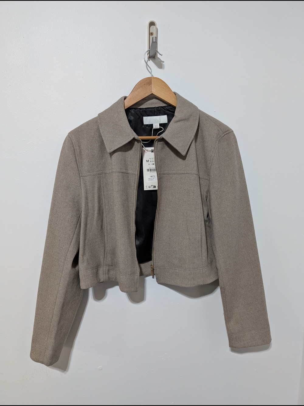 Zara Blazer Jacket - Taupe